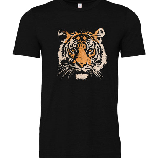 BLACK HEATHER - 3001CVC - FRONT
