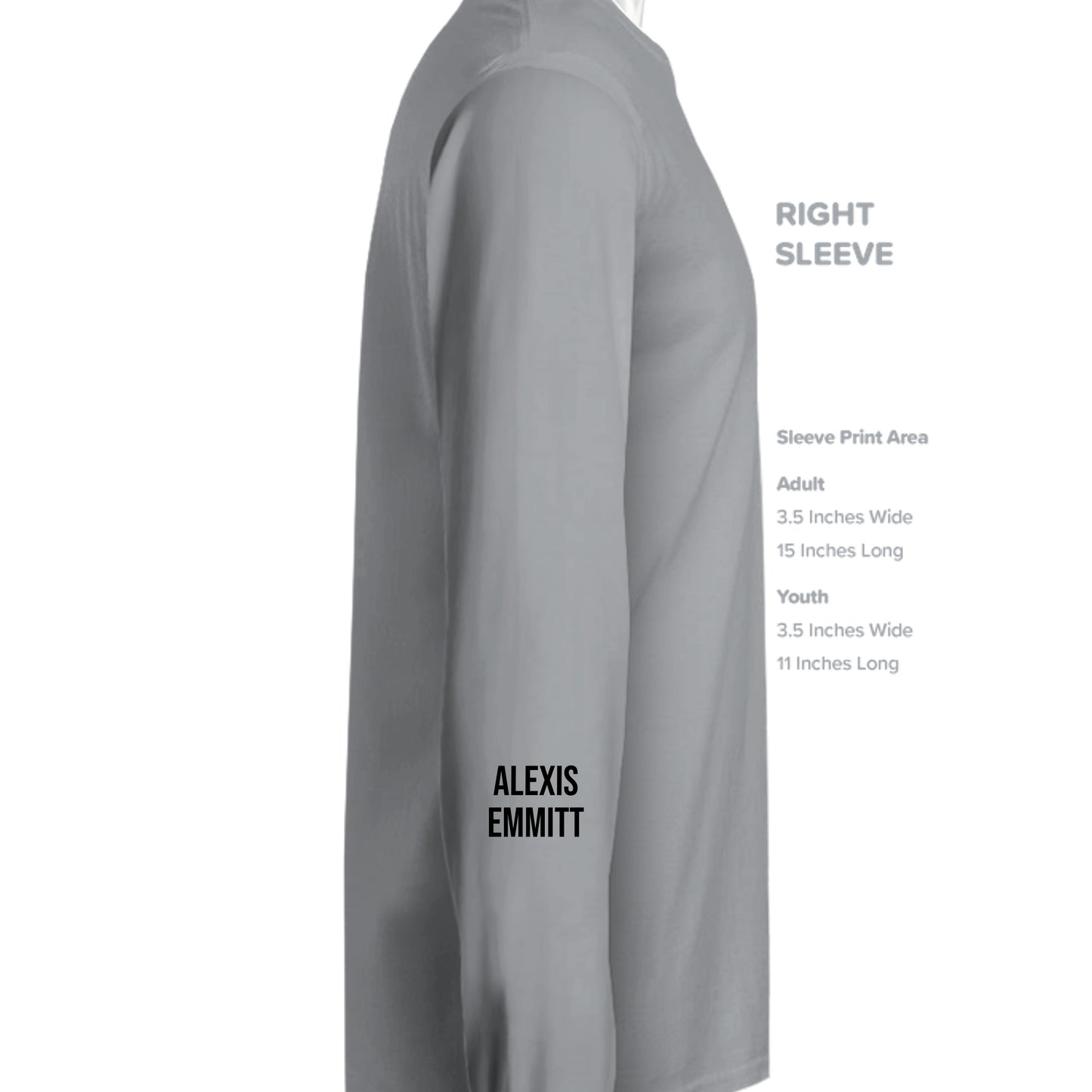 SPORT GREY - G840 - SLEEVE_RIGHT